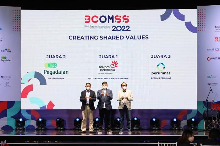 Telkom Sabet Sejumlah Penghargaan Terbaik dari Kementerian BUMN